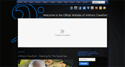 Desktop Screenshot of anthonycrawfordband.com